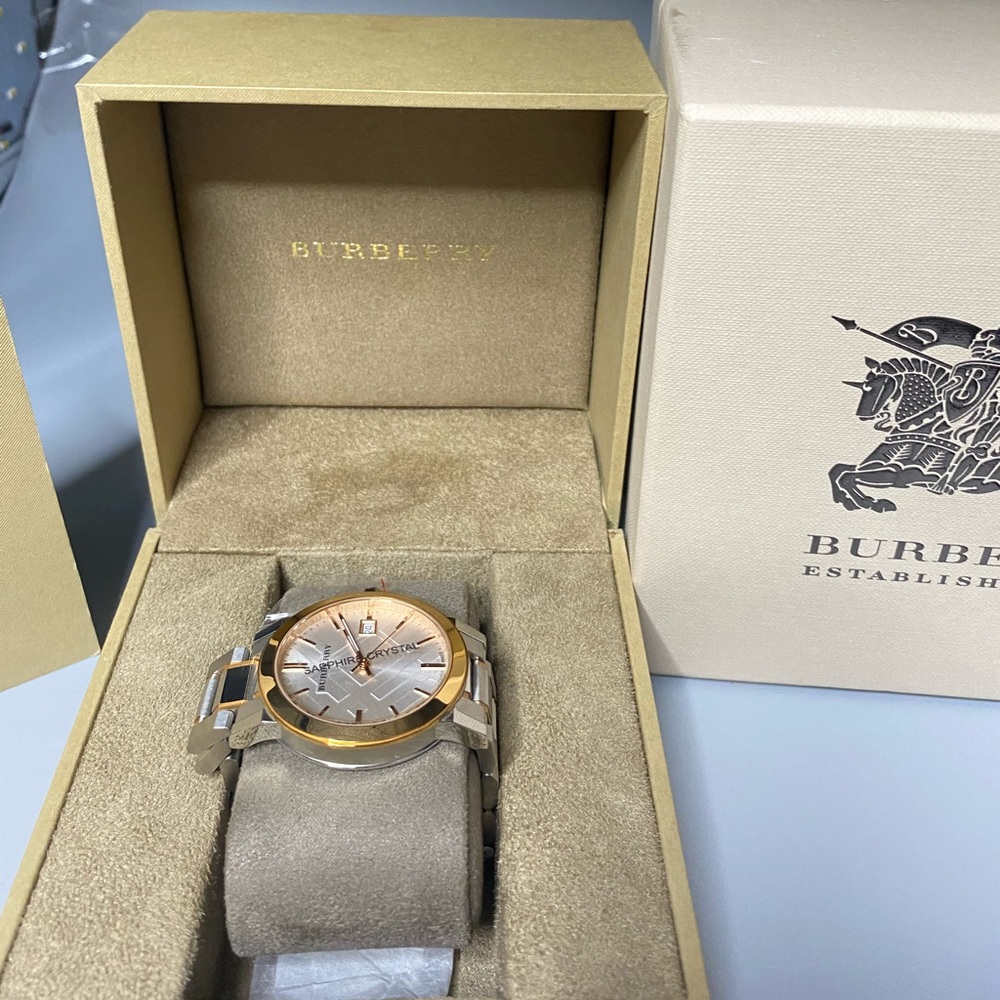 Sapphire crystal BURBERRY watch